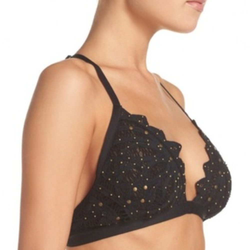 MSRP $128 Free People Tonight Tonight Triangle Bralette - Picture 2 of 6